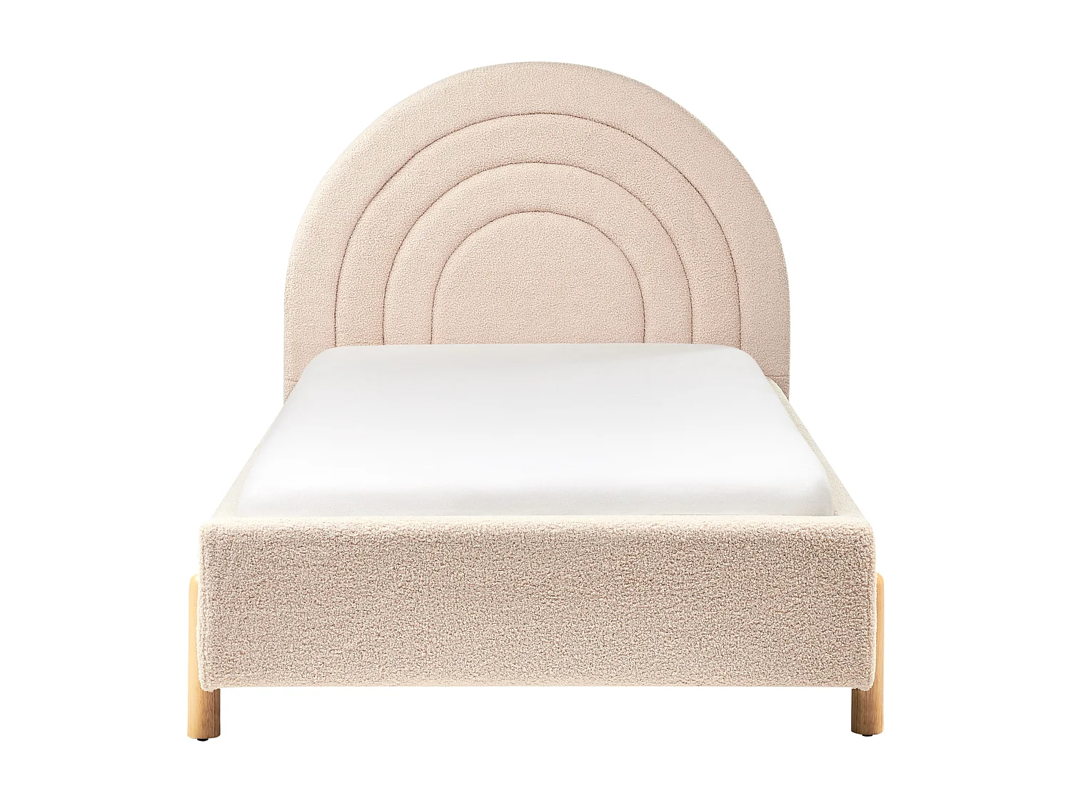 Lit d'enfant Bouclé ANET 90 x 200 cm Beige