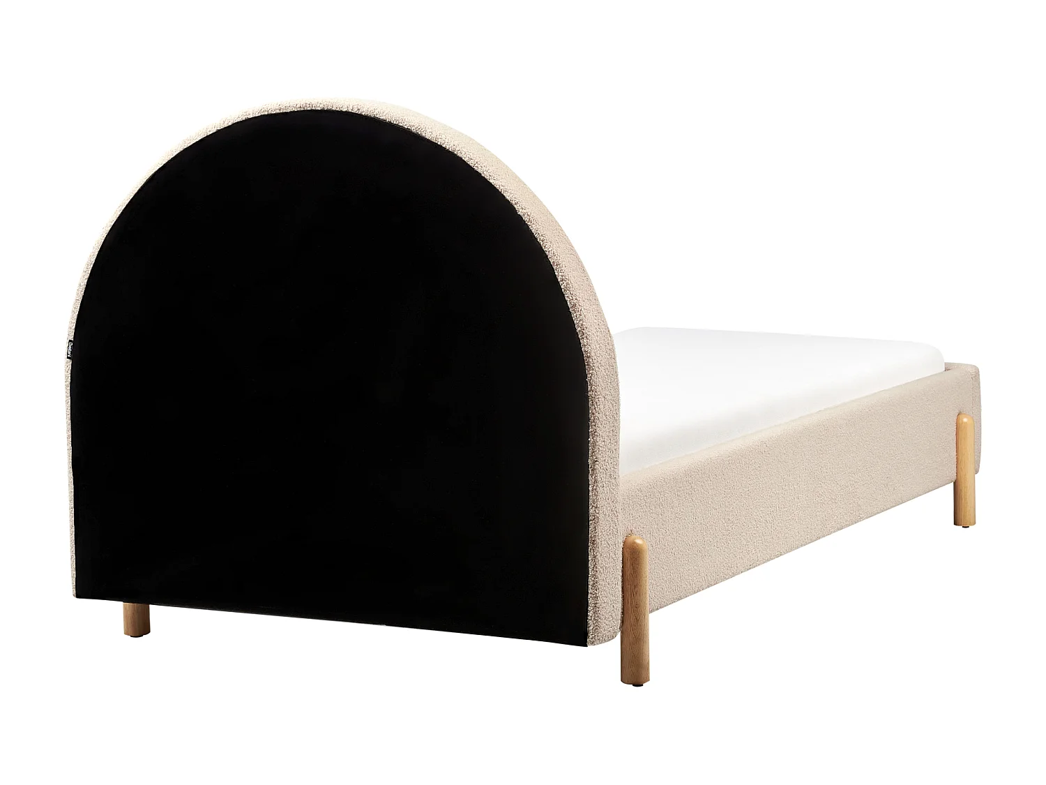 Lit d'enfant Bouclé ANET 90 x 200 cm Beige