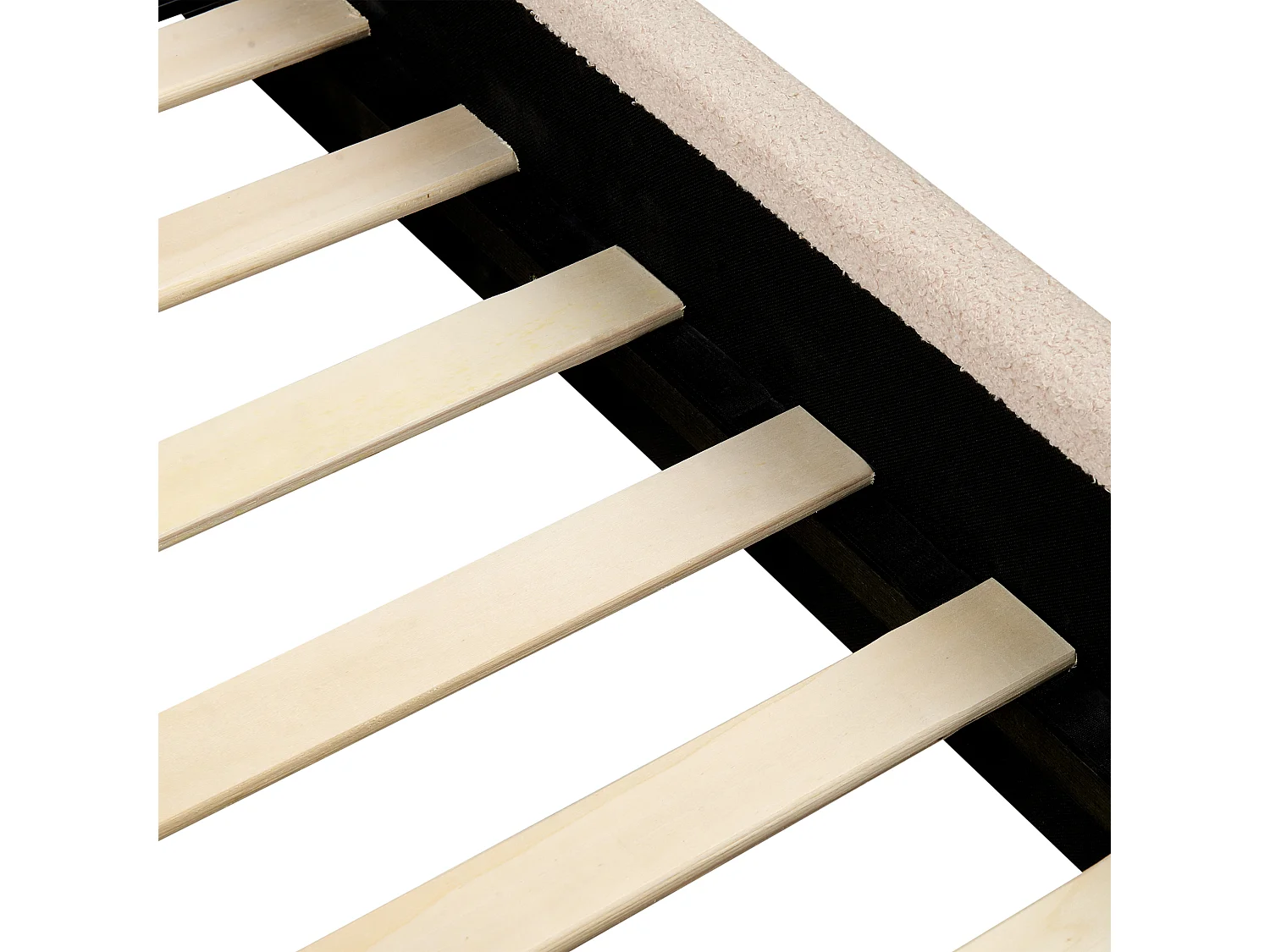 Lit d'enfant Bouclé ANET 90 x 200 cm Beige