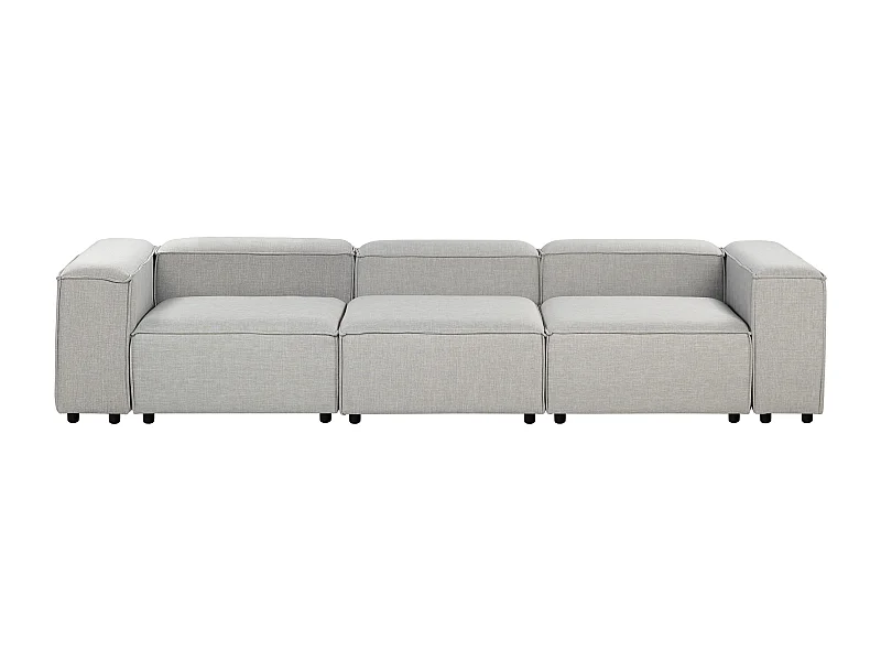 Modulaire bank ARDAL Stof Lichtgrijs 3-zitter