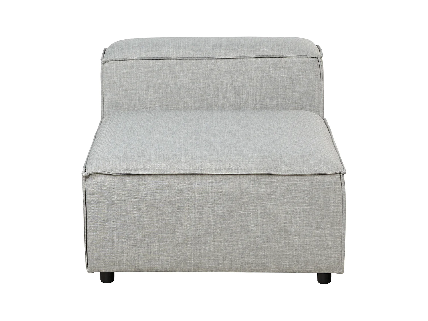 Modulsofa ARDAL Stoff Hellgrau 3-Sitzer