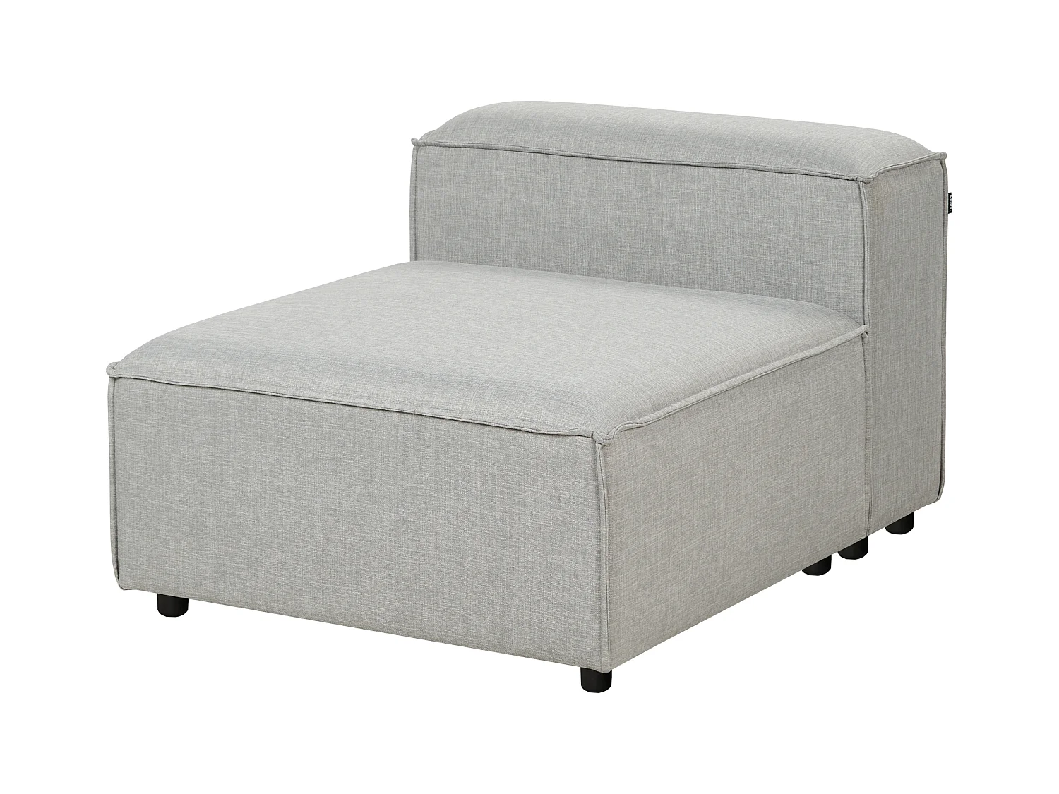 Modulsofa ARDAL Stoff Hellgrau 3-Sitzer