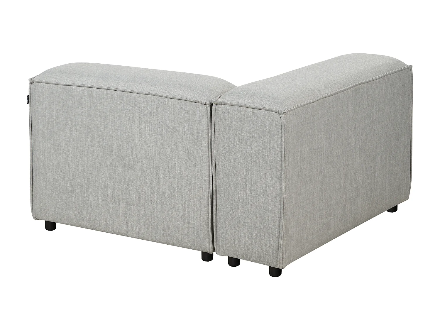 Canapé modulable 3 places ARDAL Tissu Gris clair