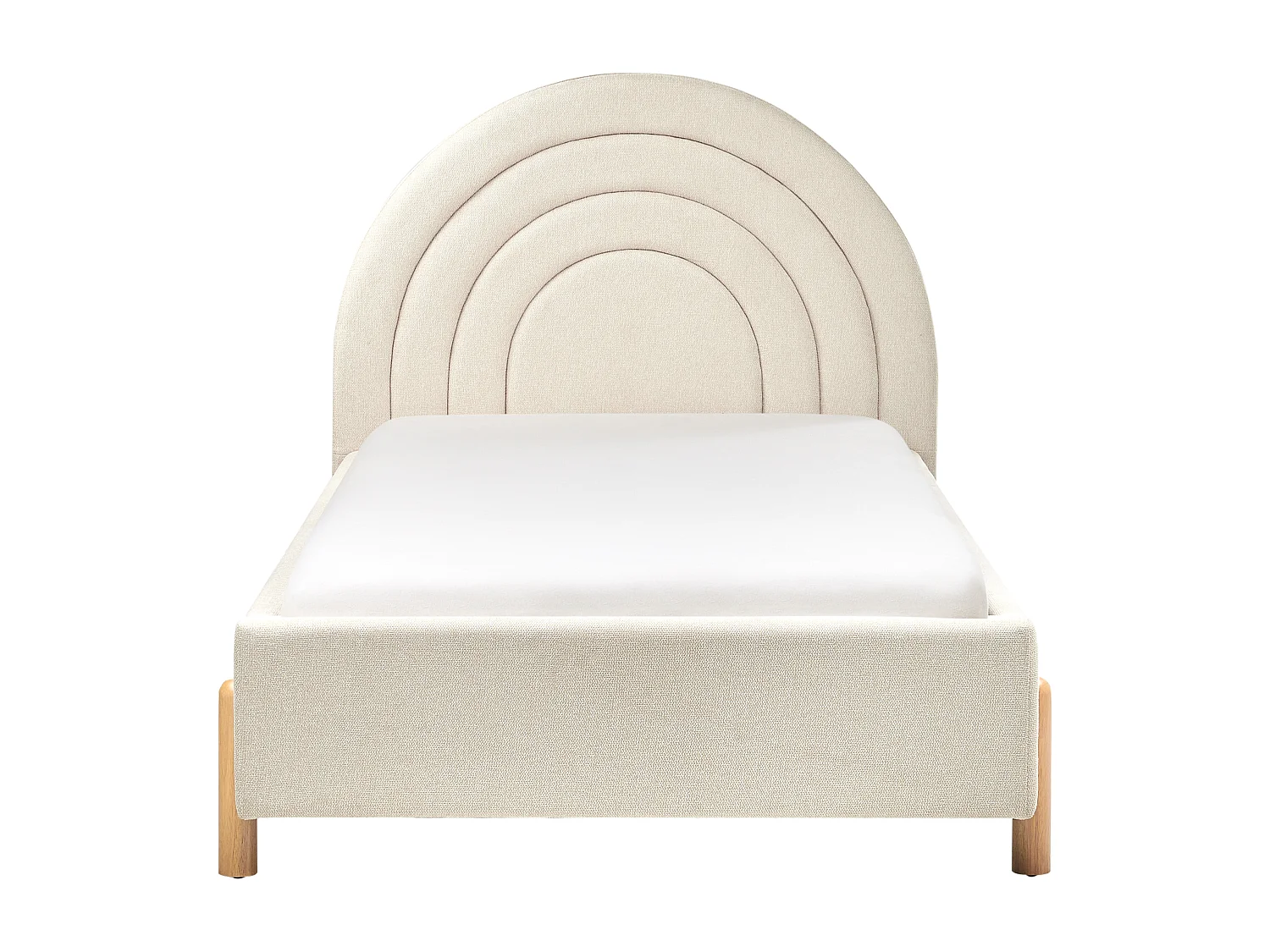 Lit d'enfant Tissu ANET 90 x 200 cm Beige