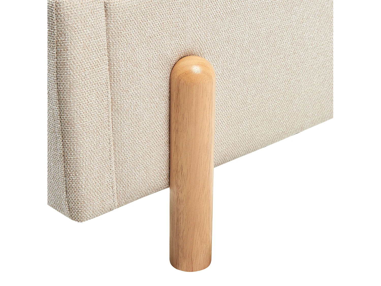 Lit d'enfant Tissu ANET 90 x 200 cm Beige