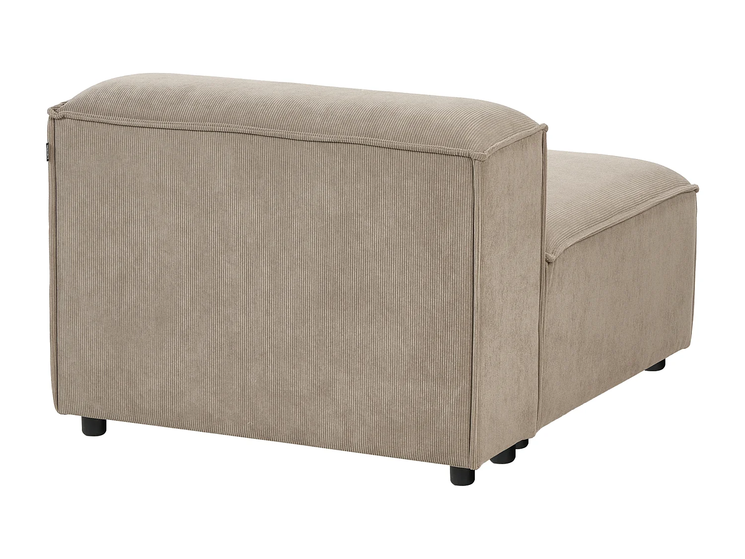 Module fauteuil ARDAL Velours côtelé Marron clair