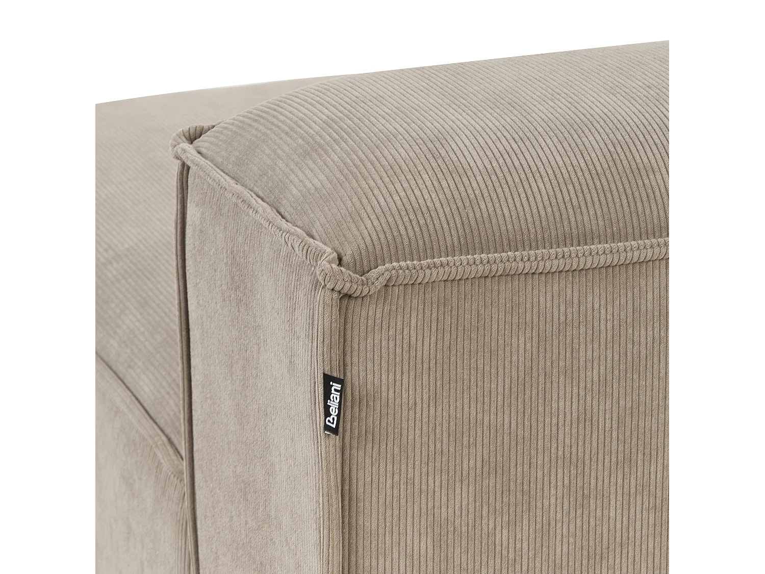 Sezione a 1 posto ARDAL Velluto a coste Tortora