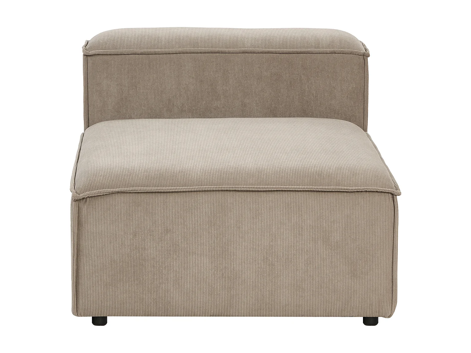 Module fauteuil ARDAL Velours côtelé Taupe