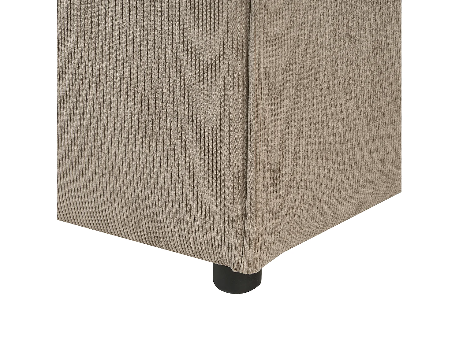 Module fauteuil ARDAL Velours côtelé Taupe