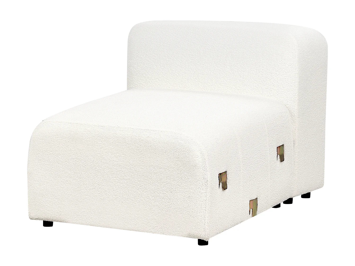 Canapé modulable 3 places FALSTERBO Bouclé Blanc