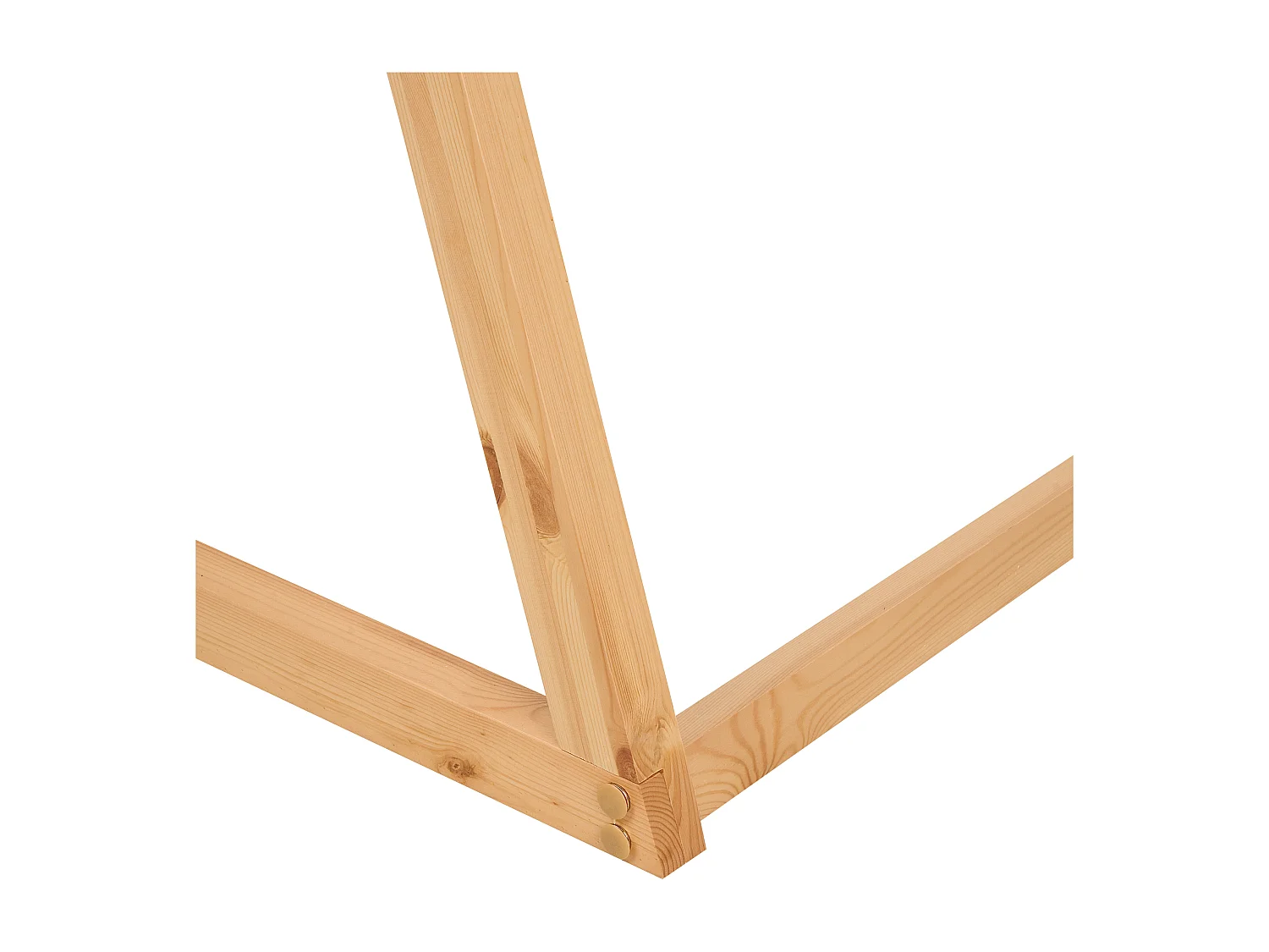 Lit d'enfant Tipi Bois de pin SAURAT 90 x 200 cm Marron clair