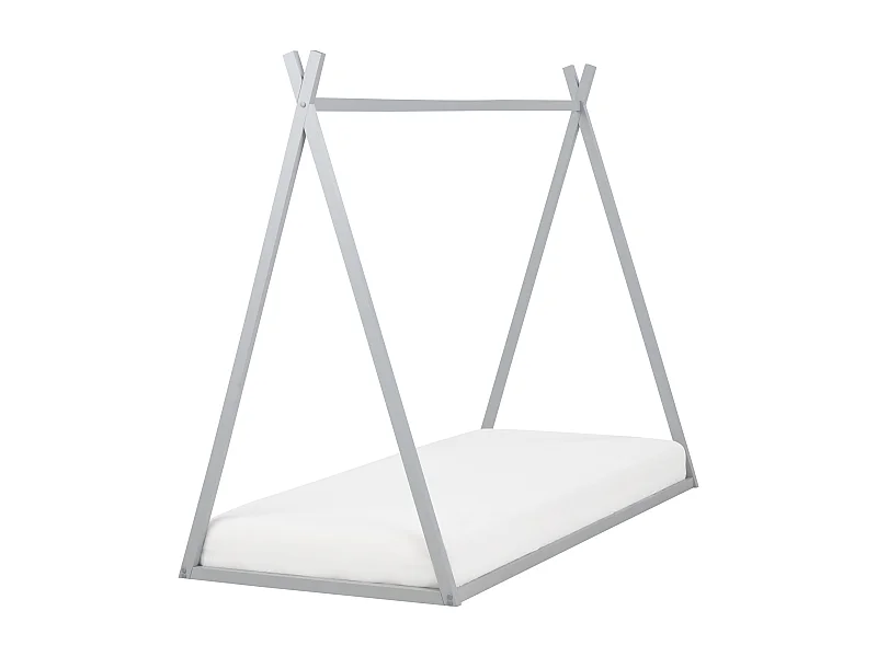 Kinderbed hout grijs 90 x 200 cm SAURAT