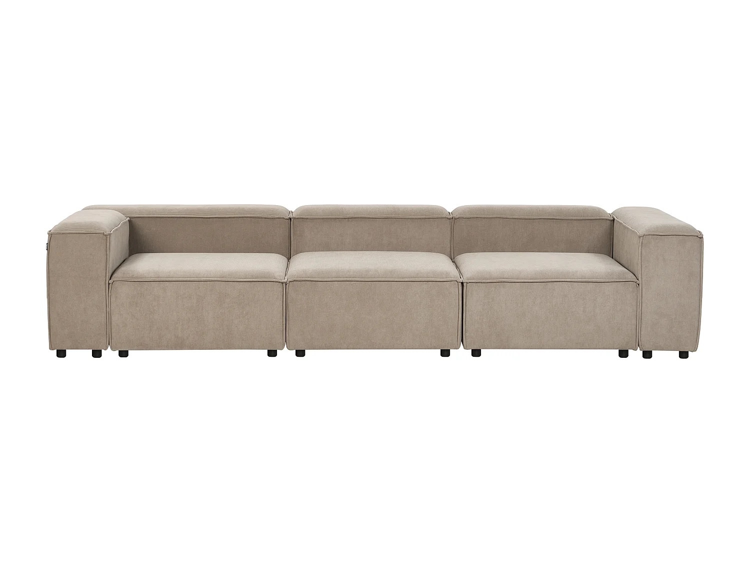Sofá modular ARDAL Bombazine Taupe 3 lugares