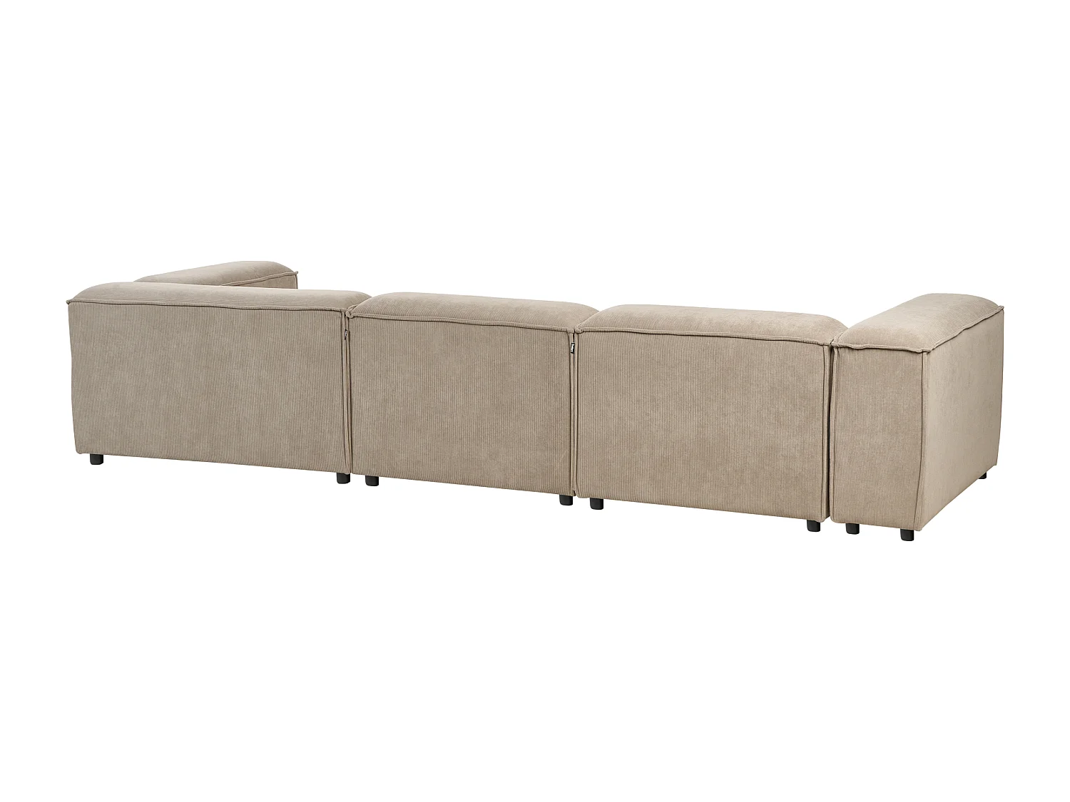 Sofá modular ARDAL Bombazine Taupe 3 lugares