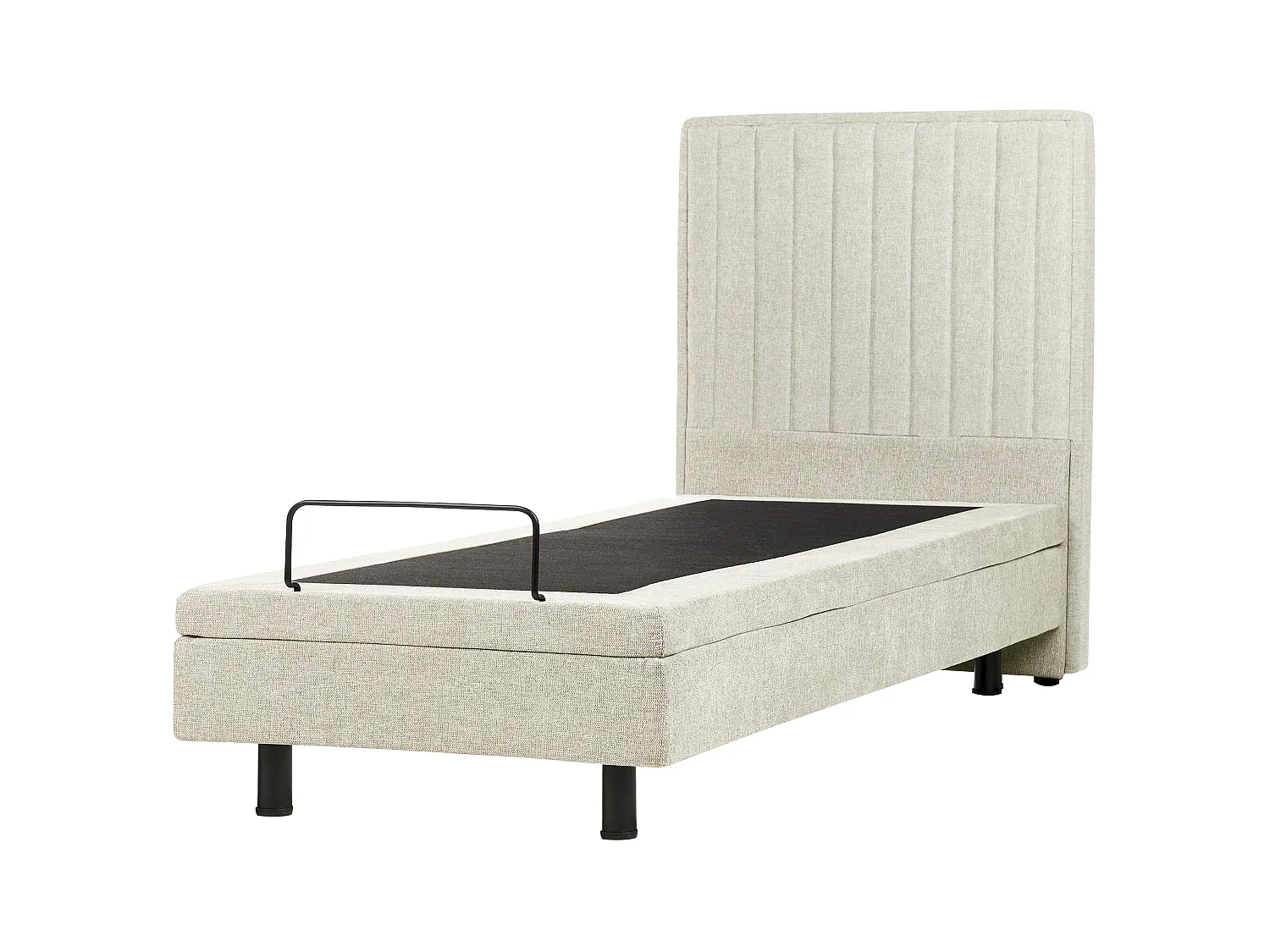 Lit réglable Tissu DUKE II 90 x 200 cm Beige