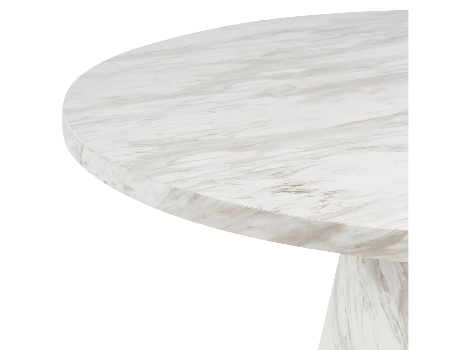 Mesa de jantar MERE Mármore branco 120 cm 120 cm