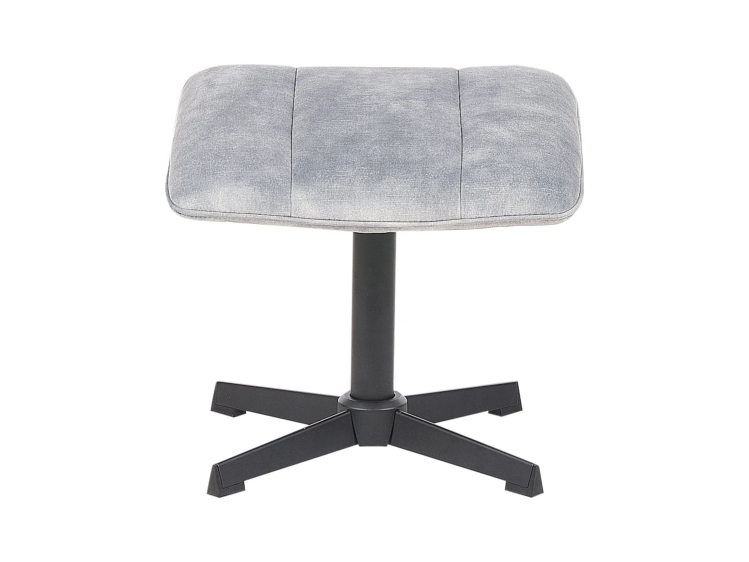 Fauteuil pivotant LIA Velours Gris clair
