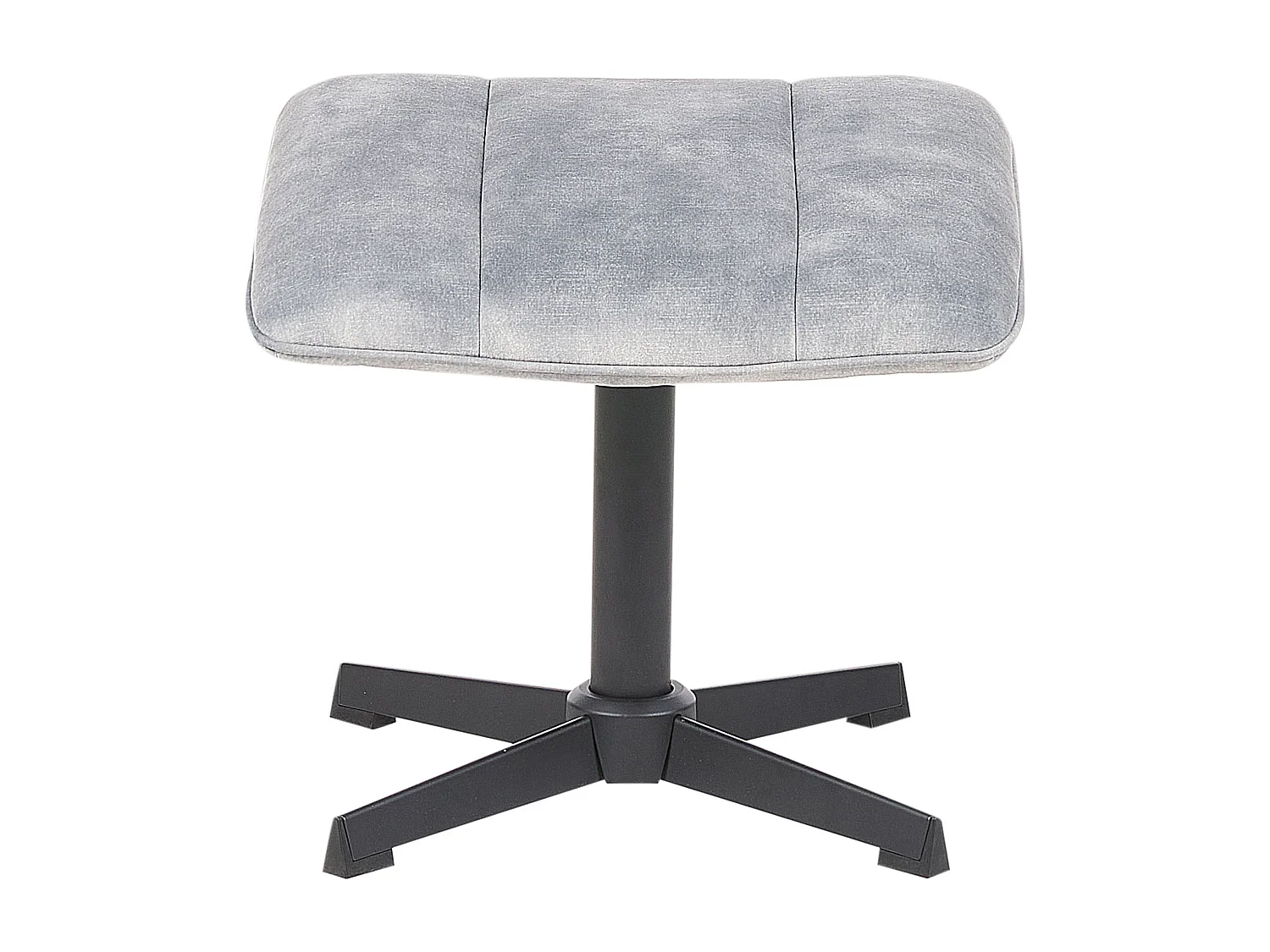 Fauteuil pivotant LIA Velours Gris clair