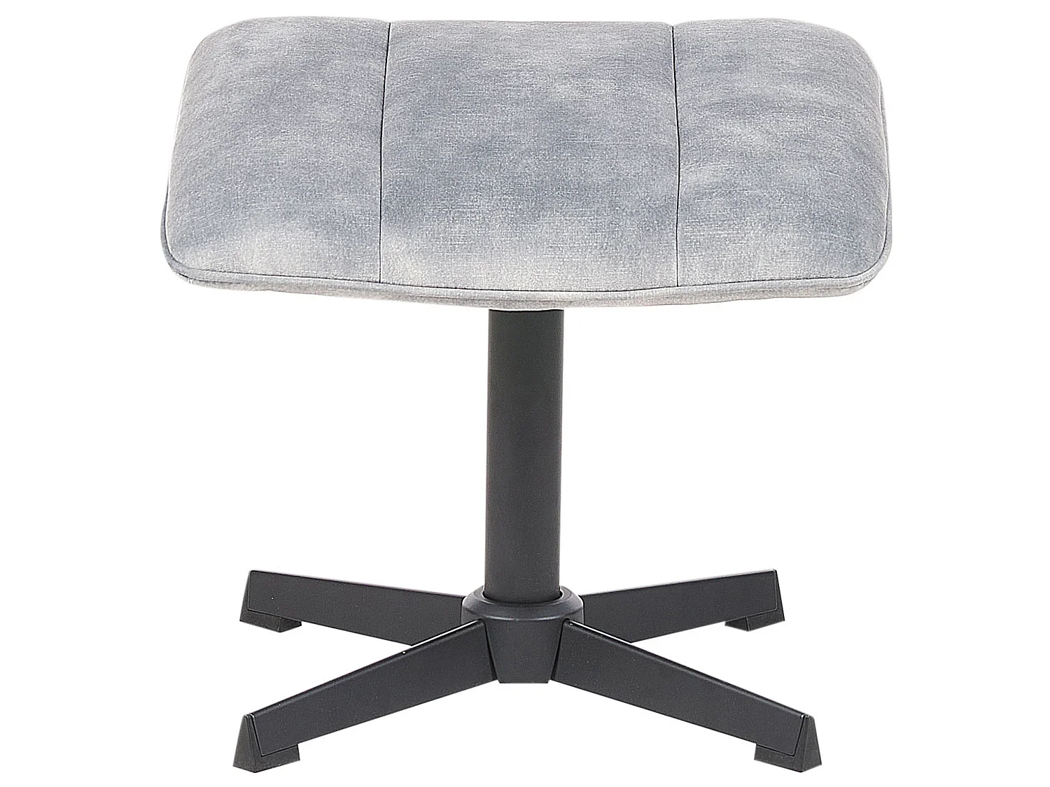 Fauteuil pivotant LIA Velours Gris clair