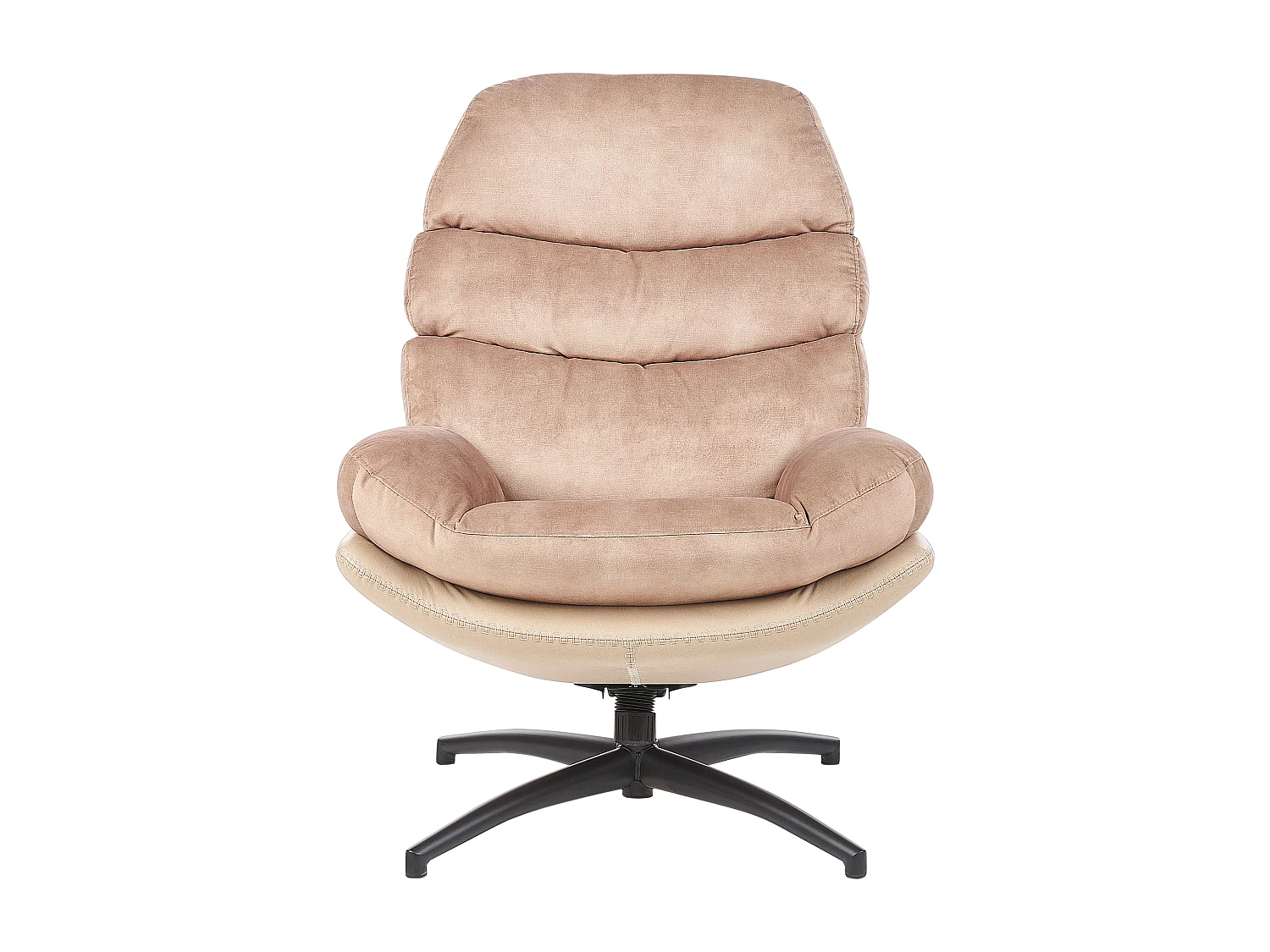Fauteuil pivotant EIDE Velours Beige sable