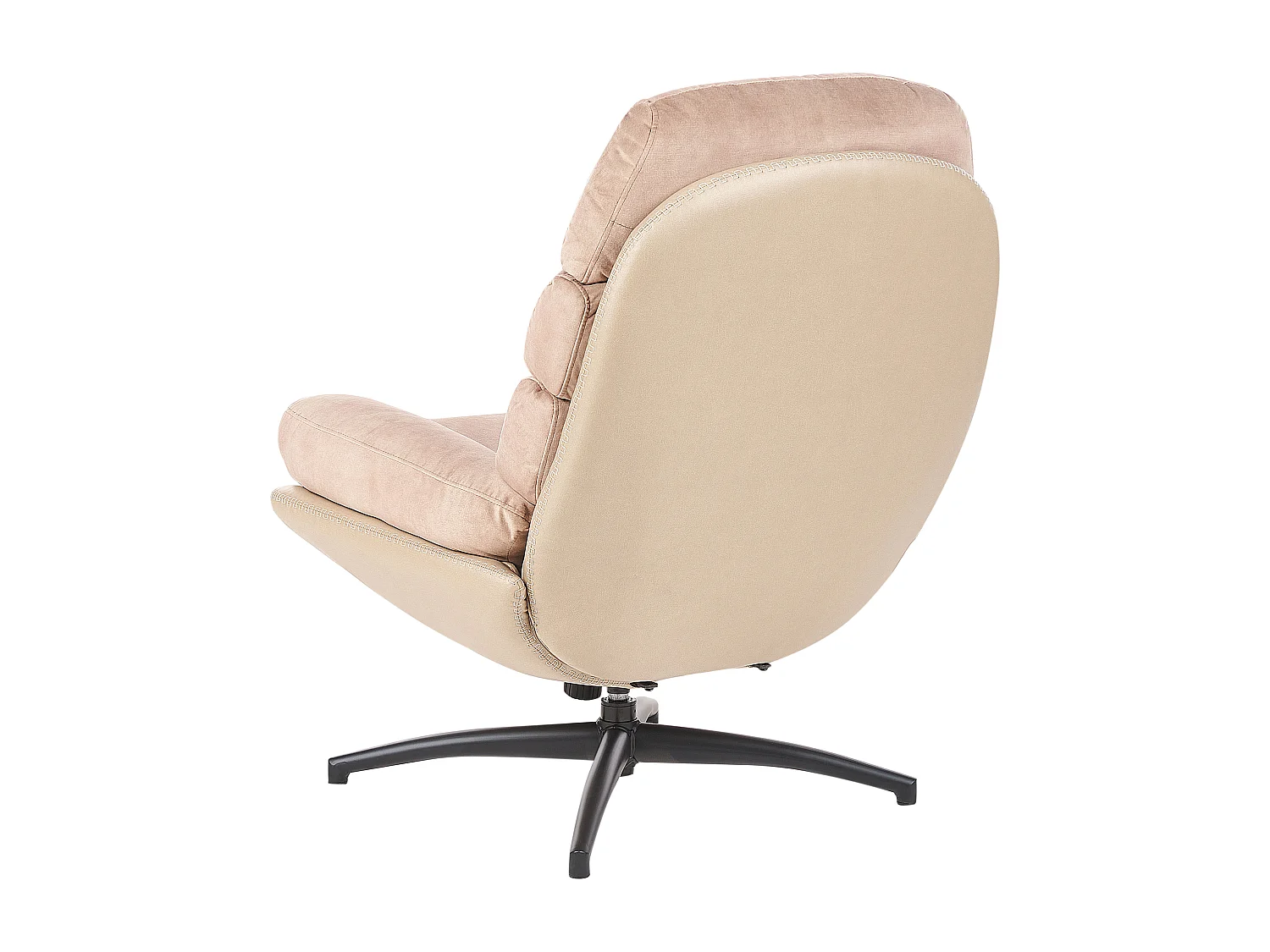 Fauteuil pivotant EIDE Velours Beige sable