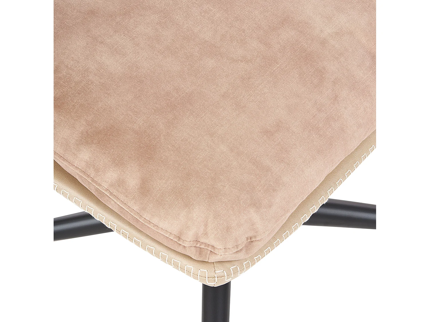 Fauteuil pivotant EIDE Velours Beige sable