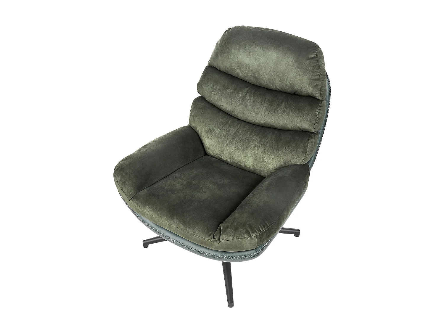 Fauteuil pivotant EIDE Velours Vert foncé