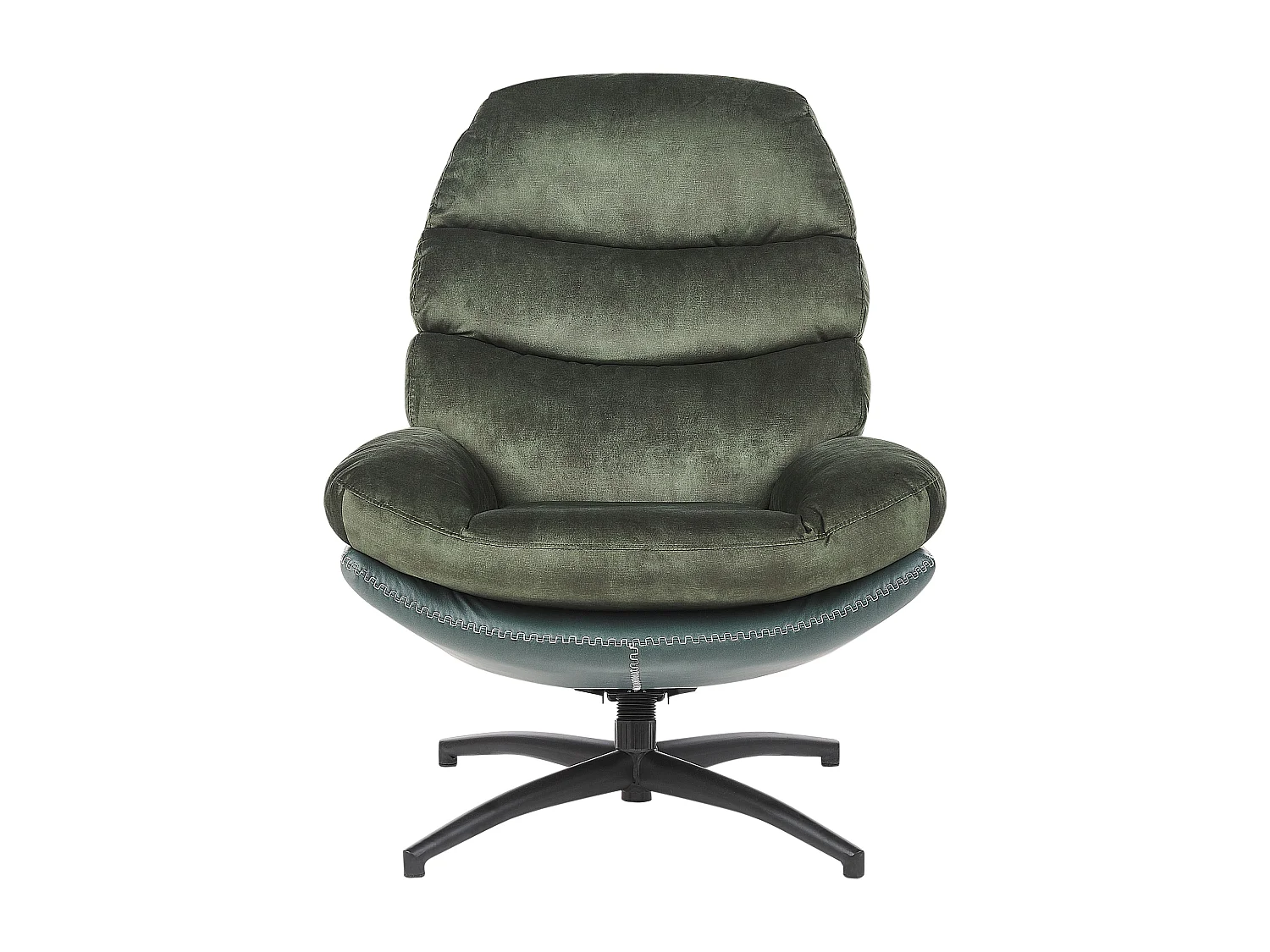 Fauteuil pivotant EIDE Velours Vert foncé