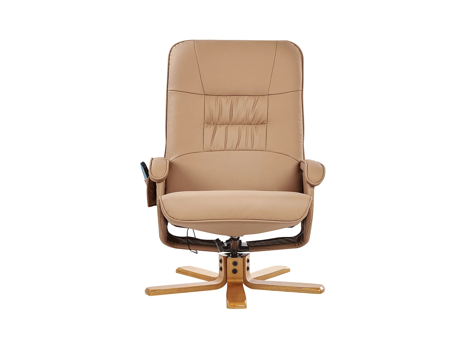 Fauteuil massant RELAXPRO Cuir PU Marron clair