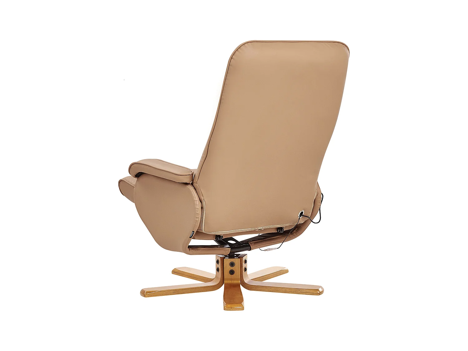 Fauteuil massant RELAXPRO Cuir PU Marron clair