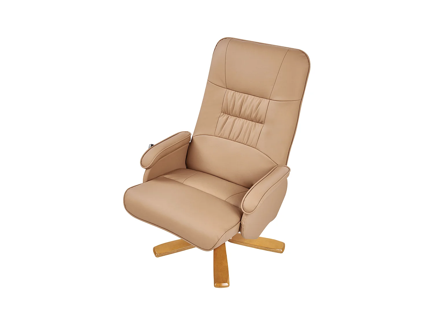 Fauteuil massant RELAXPRO Cuir PU Marron clair