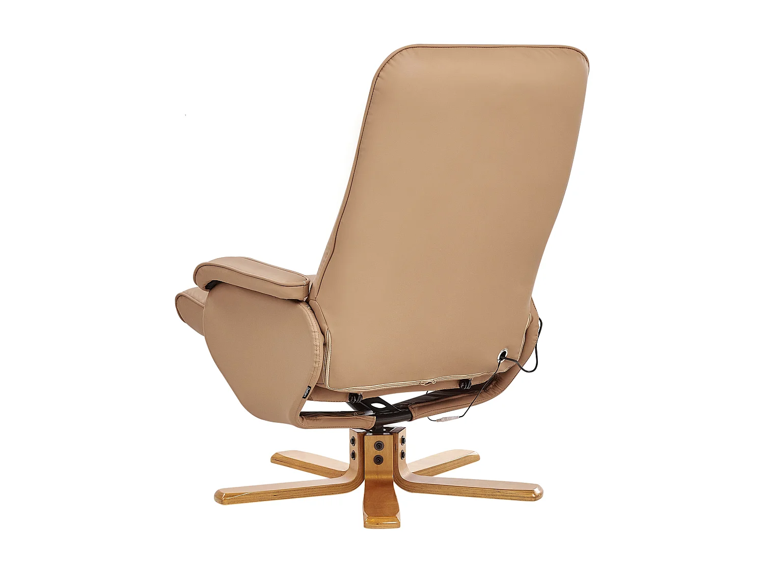 Fauteuil massant RELAXPRO Cuir PU Marron clair