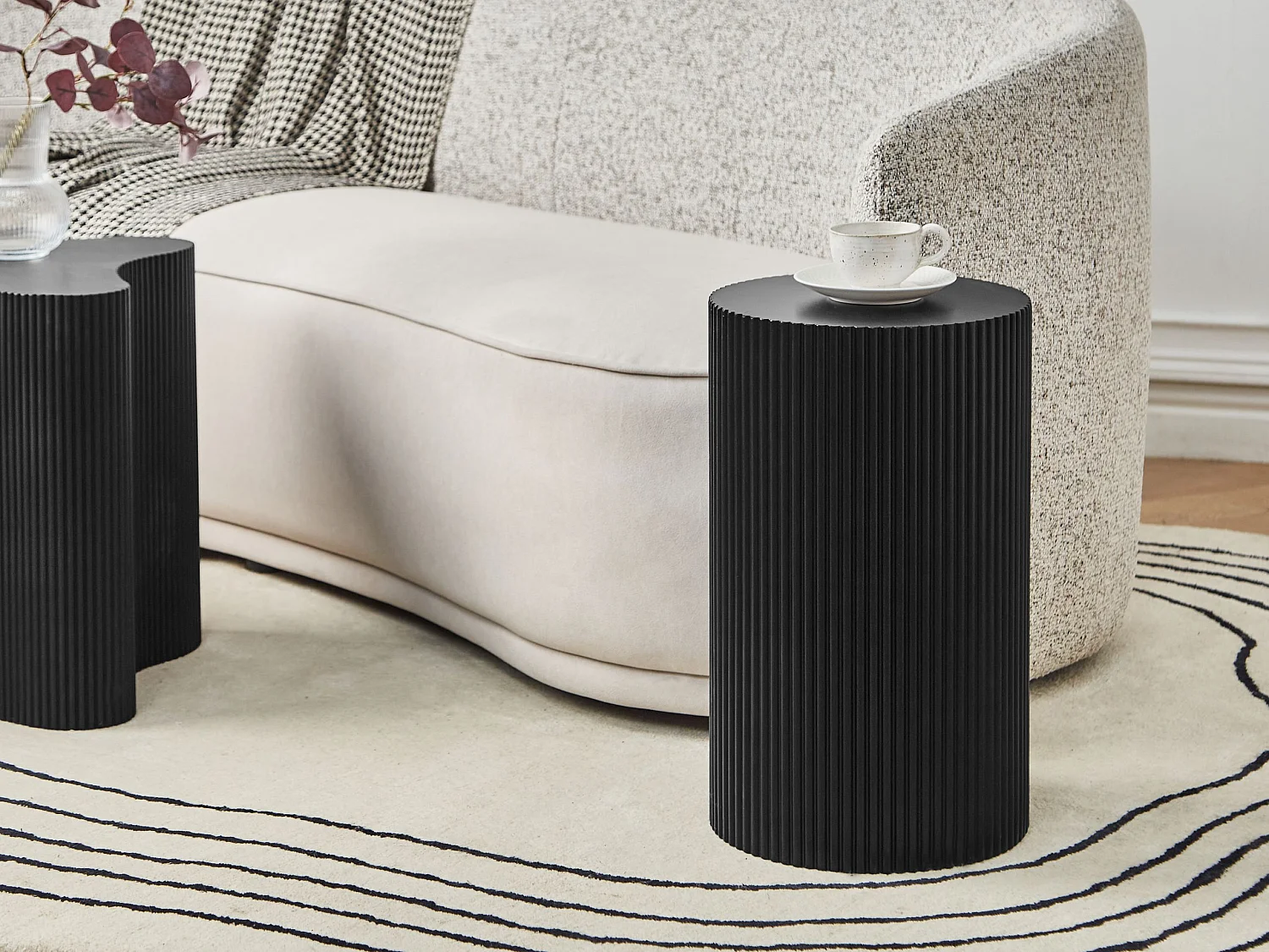 Table d'appoint CLAIRE Noir