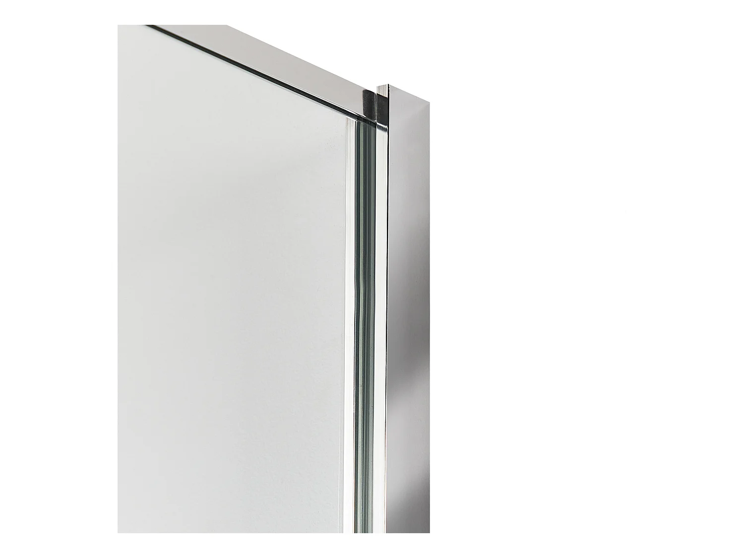 Duschwand WASPAM 100 x 190 cm Silber
