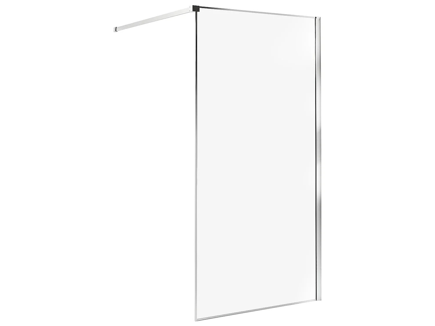 Shower Screen WASPAM 1000 x 1900 mm Silver