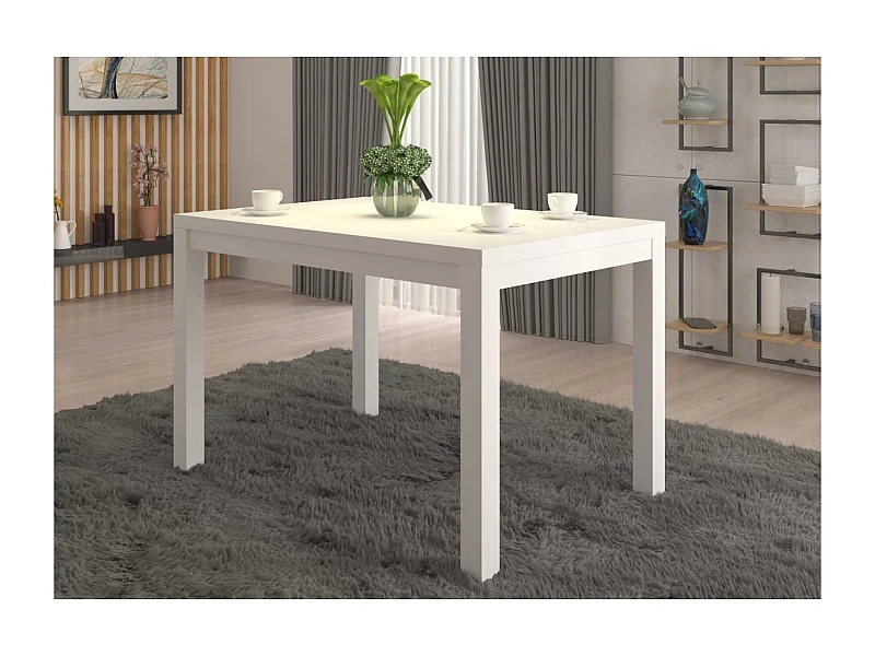Table basse Rolf Lux/Contreplaqué/blanc