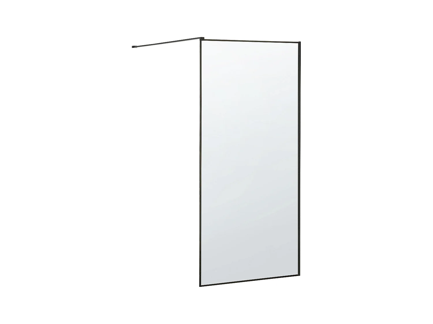 Parois de douche WASPAM II 90 x 190 cm Noir