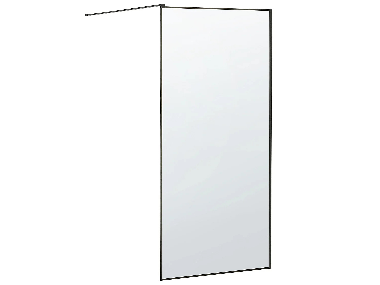 Shower Screen WASPAM II 900 x 1900 mm Black