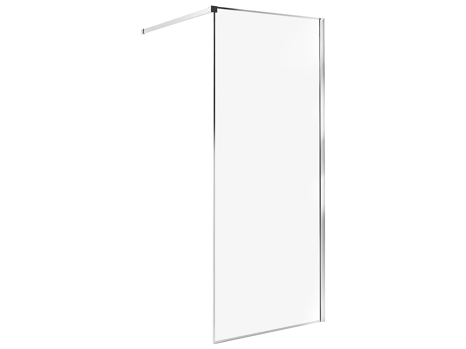 Shower Screen WASPAM 800 x 1900 mm Silver