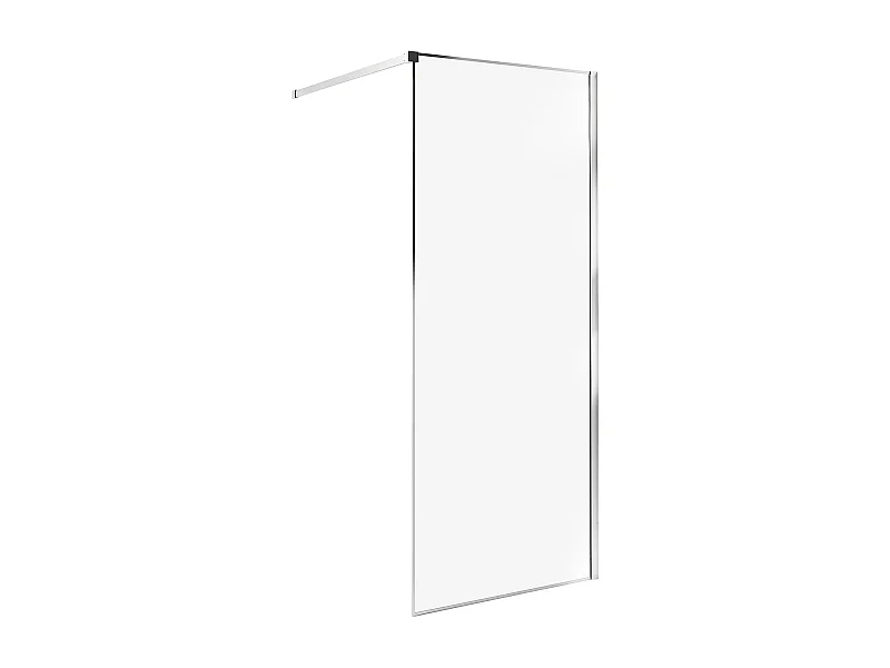 Douchescherm WASPAM 80 x 190 cm Zilver