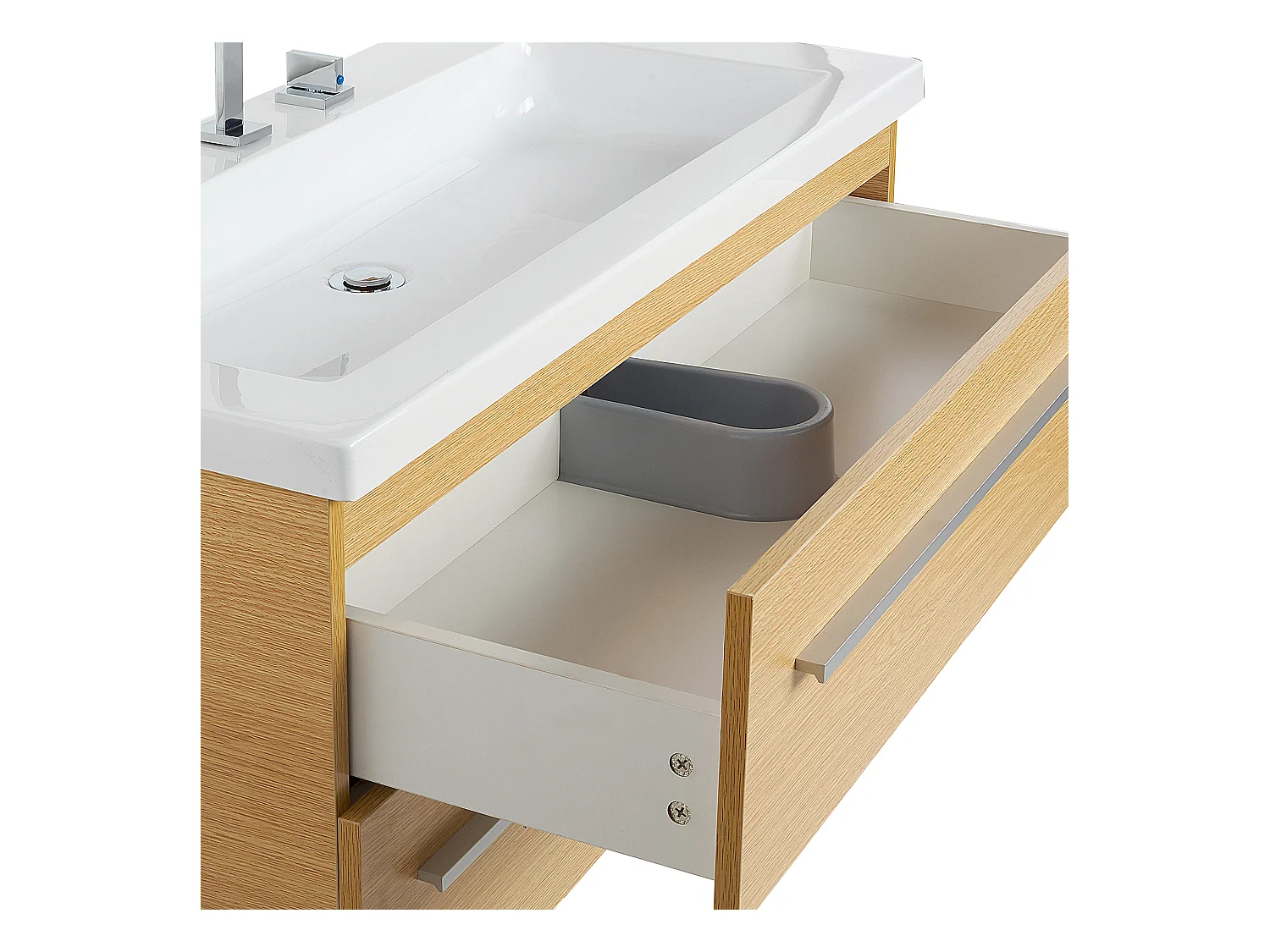 Ensemble de meubles de salle de bain ALMERIA 101 cm Beige