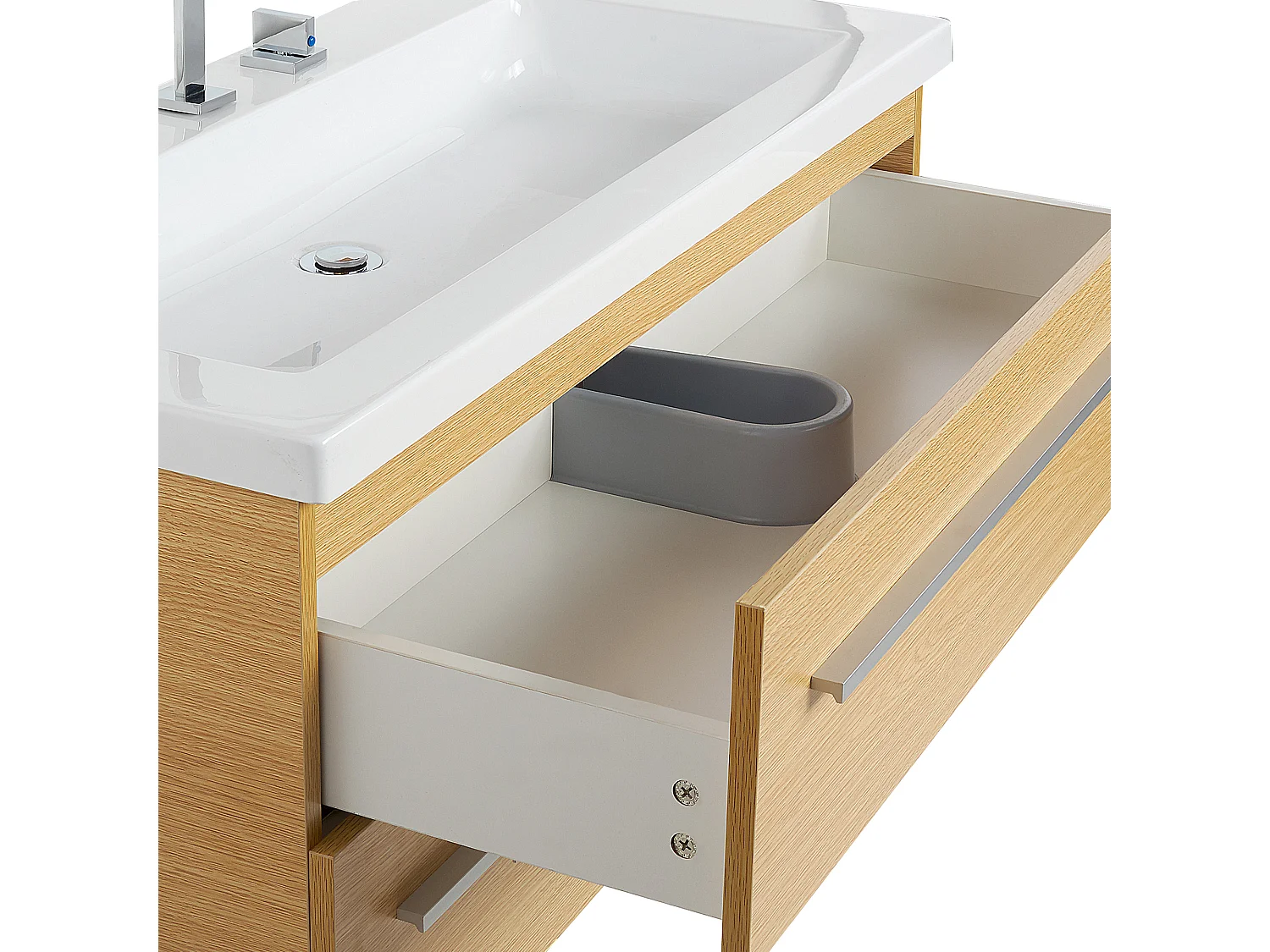 Set di mobili da bagno ALMERIA 101 cm Beige