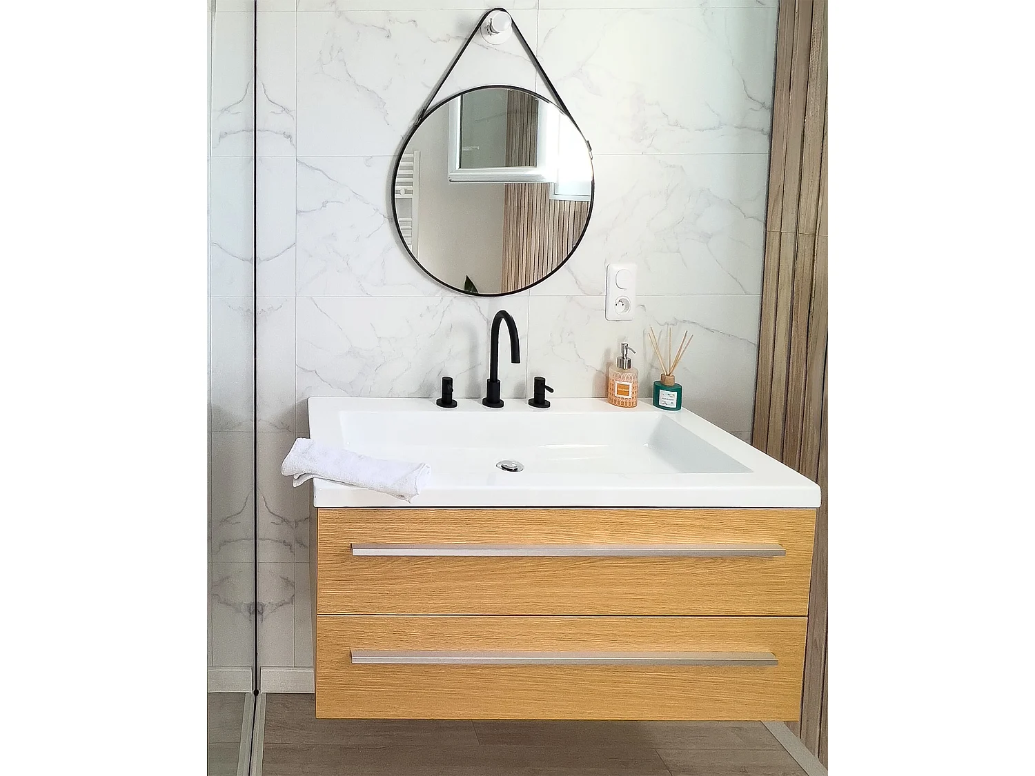Badmöbel Set ALMERIA 101 cm Beige