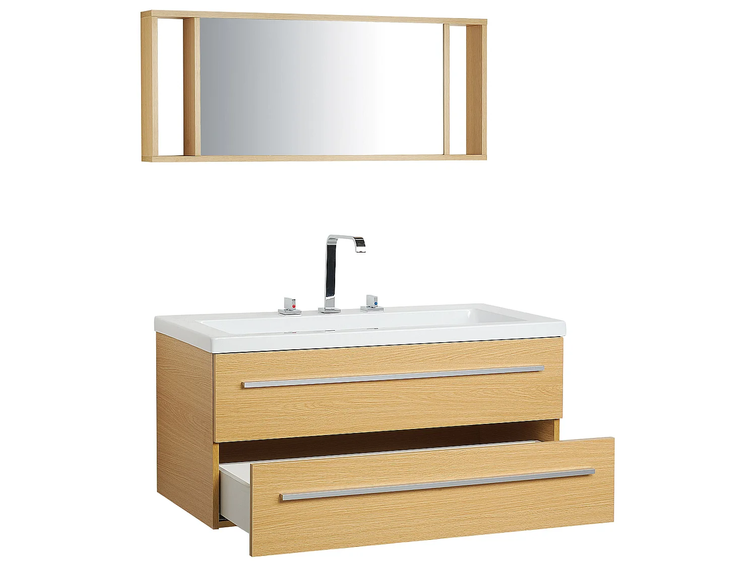 Badmöbel Set ALMERIA 101 cm Beige