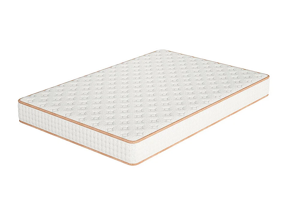 Ensemble Matelas en Mousse+ Lit Sommier Tapissier Déco 160x200cm, Epaisseur du Matelas 18cm