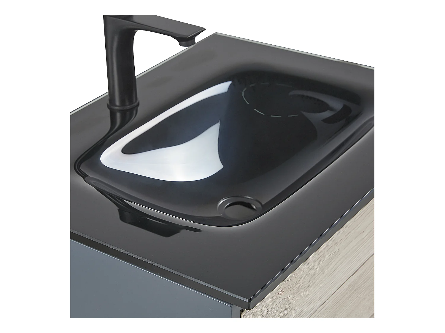 Ensemble de meubles de salle de bain TERUEL Gris