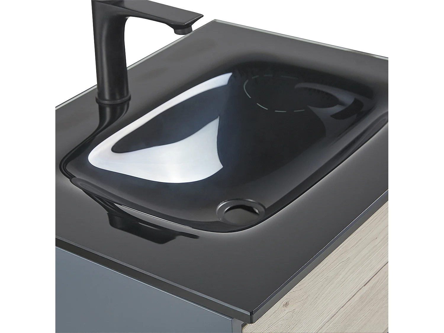 Ensemble de meubles de salle de bain TERUEL Gris