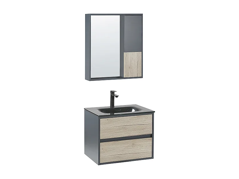 Ensemble de meubles de salle de bain TERUEL Gris
