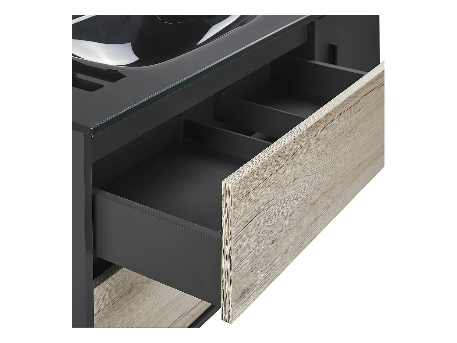 Badmöbel Set TERUEL Schwarz