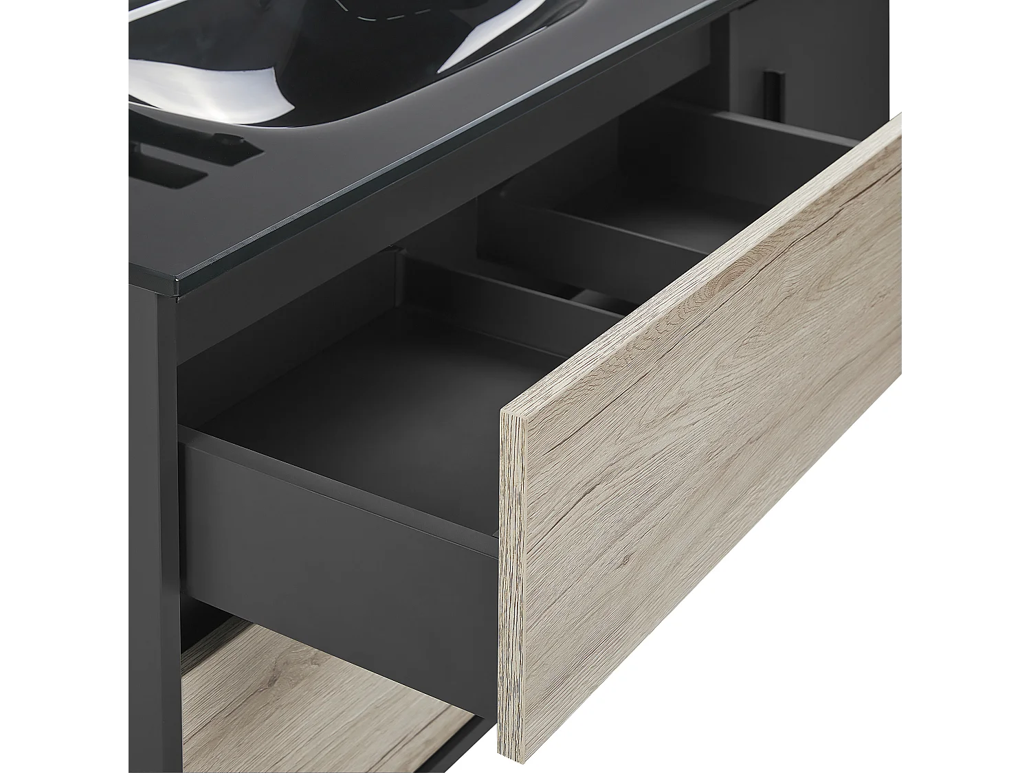 Zestaw mebli łazienkowych TERUEL Czarny